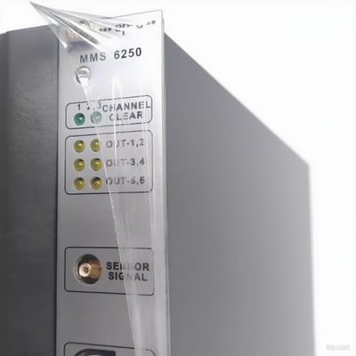 40 KHz MMS 6250 Emerson EPRO Vibration Test Module 8 Dynamic 24 VDC