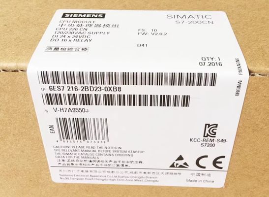 32 Integrated I/O Siemens 6ES7216-2BD23-0XB8 28.8V DC S7-200 CN CPU 216 DC/DC/DC
