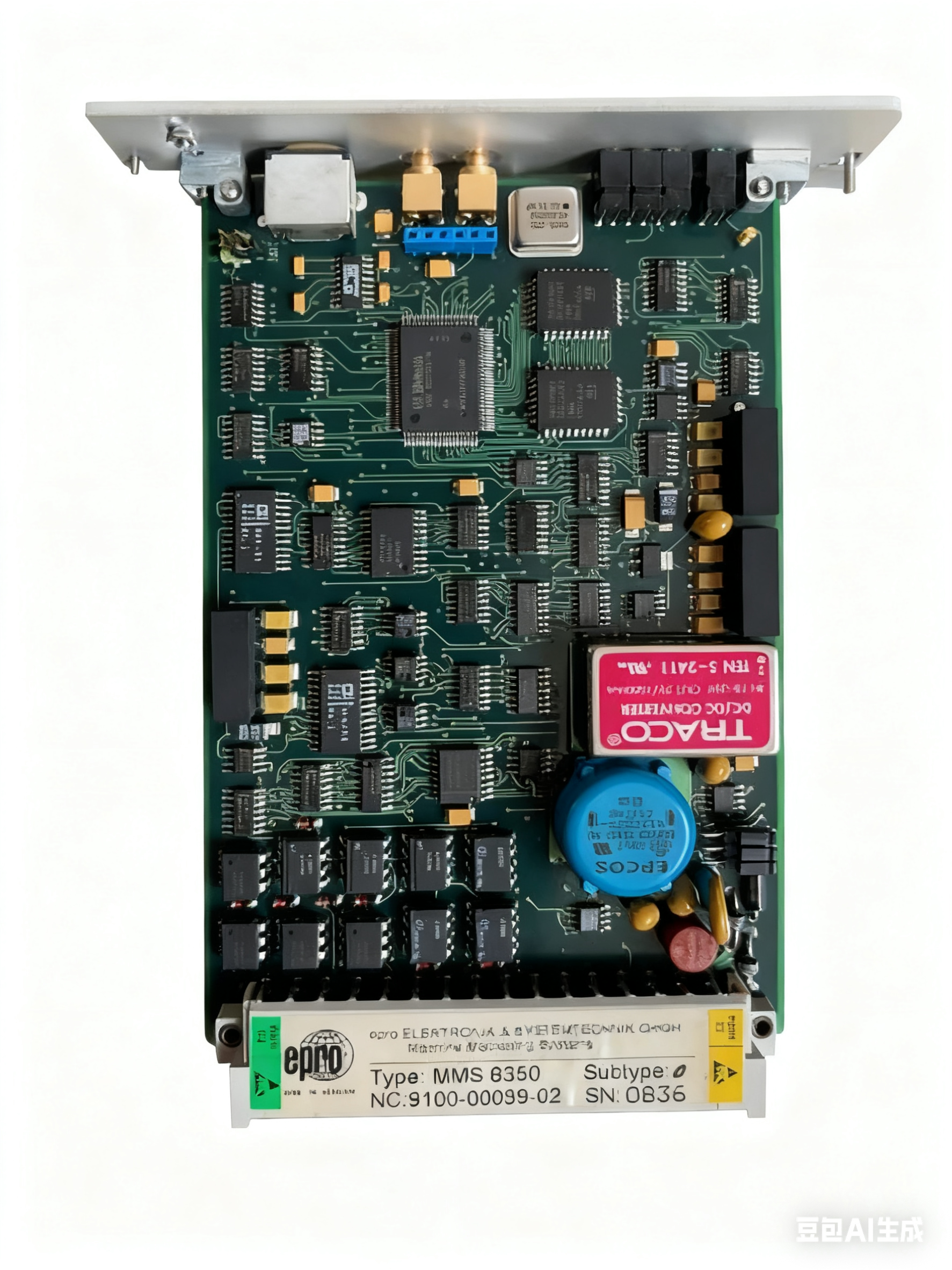 Industrial Automation Emerson EPRO Dual Channel MMS 6350 Displacement Monitor