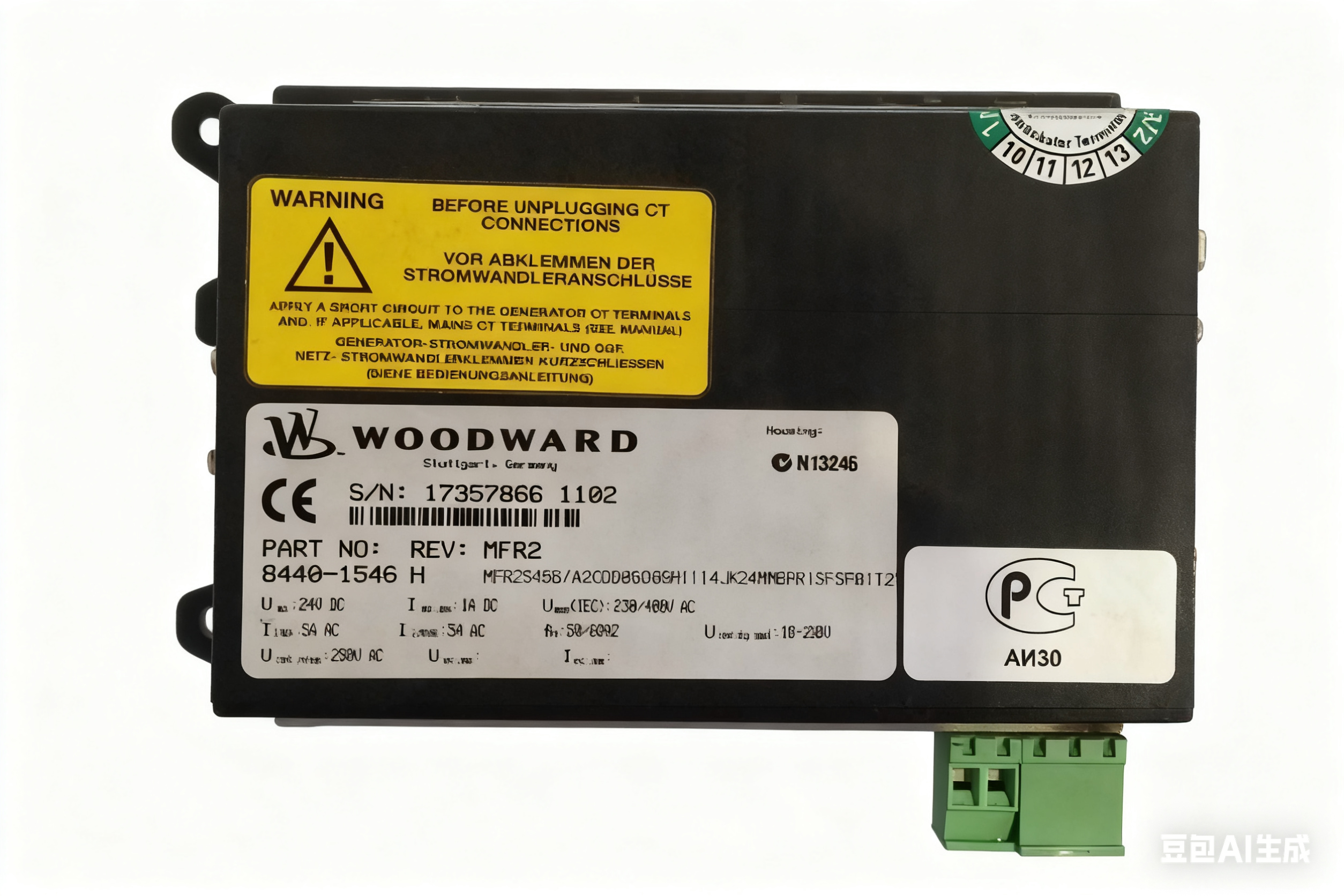 High Precision 8444-1546 Woodward MicroNet Plus 8 Channel For Valves Actuators