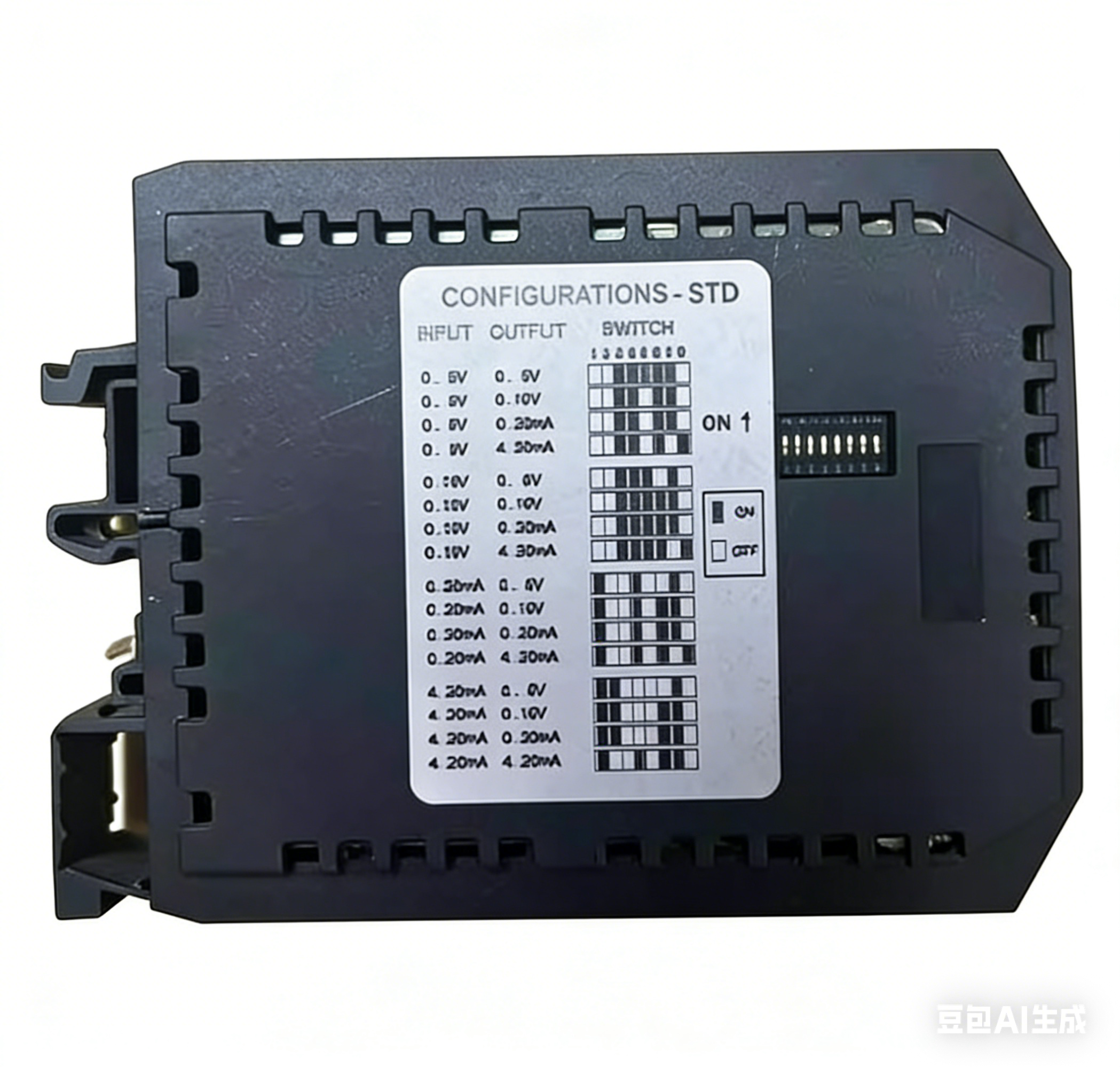 ABB 1SVR011705R2100 Time Relay with DIN Rail Mounting Adjustable Timing Range and Flame Retardant Housing